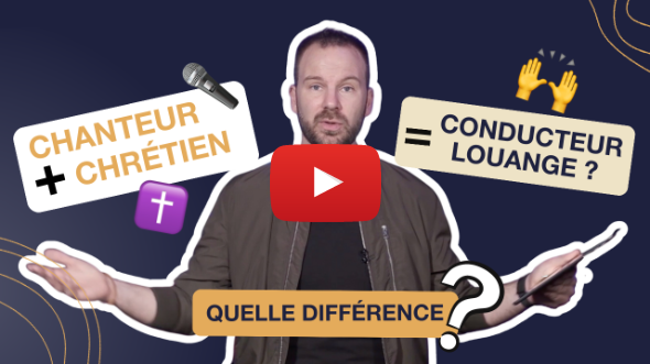 Chanteur + chrétien = conducteur de louange ?